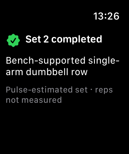 FORMe Apple Watch set tracking